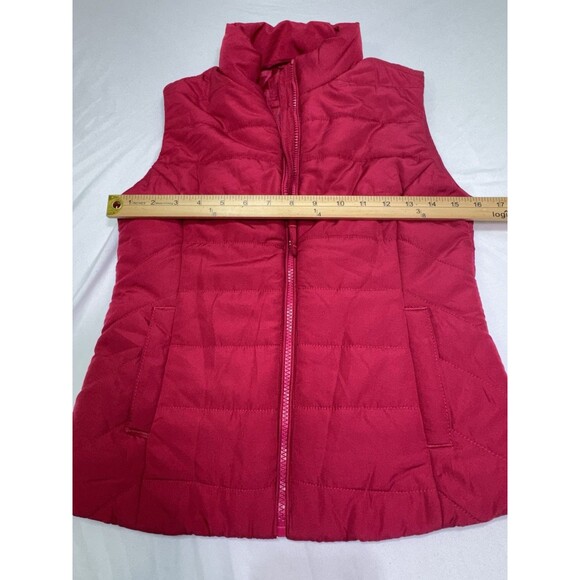Lot Of 2 Aeropostale Puffer Vest Quilted Women's Size XS Pink And Purple Full So - Picture 15 of 16